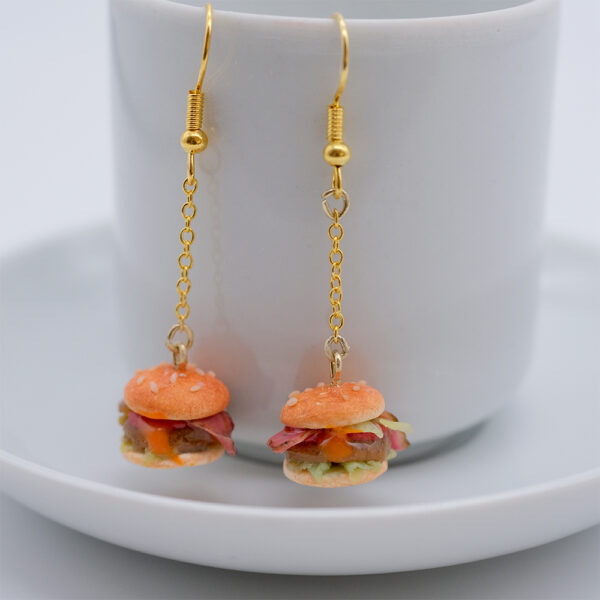 Hamburger earrings - Image 2