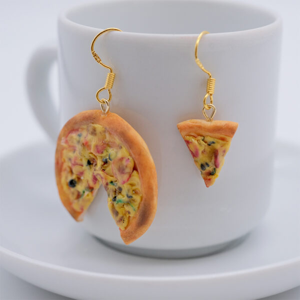 Pizza earrings - Image 2