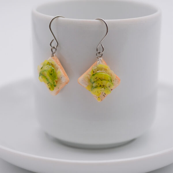 Avocado toast earrings - Image 2