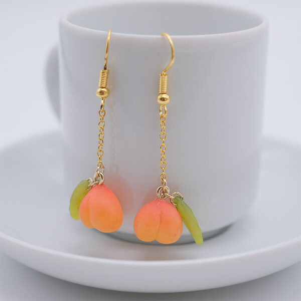 Peach earrings - Image 2