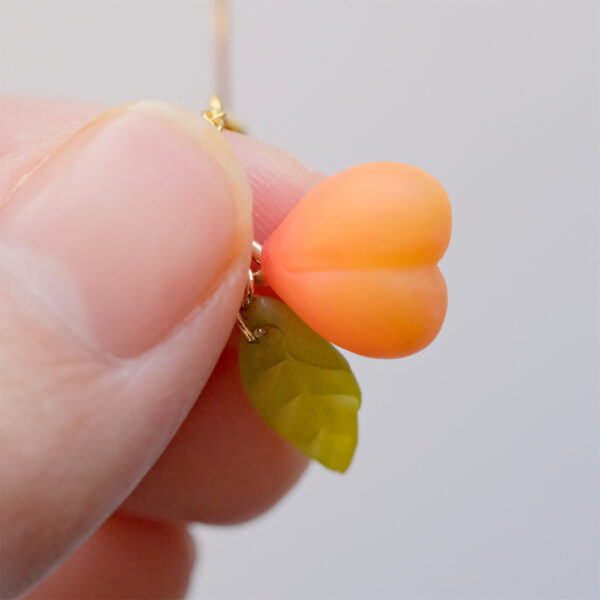 Peach earrings - Image 4