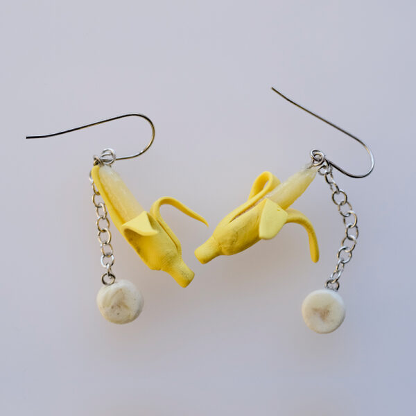 Banana earrings