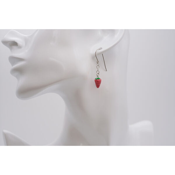 Strawberry earrings - Image 3